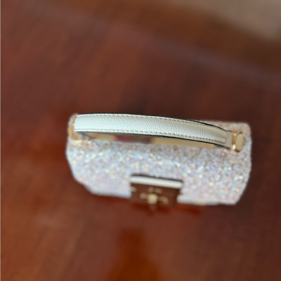 Aldo Chiadda Champagne Glitter Mini Bag - Picture 3 of 11